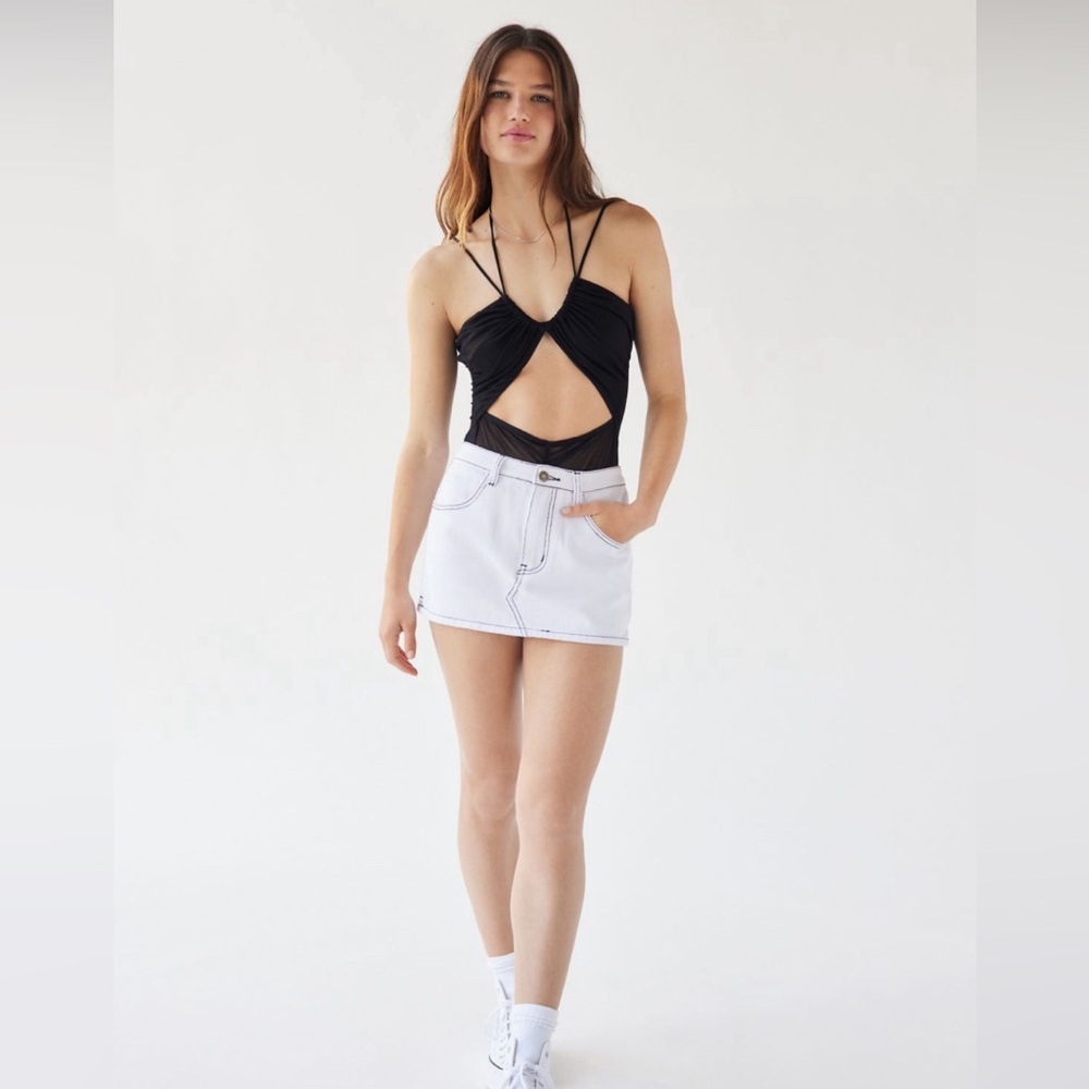 Urban Outfitters cutout mesh bodysuit